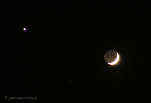 Venus and Moon